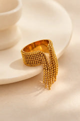 Luna Tassel Ring
