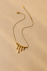 Auric Melt Drip Necklace