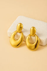 Bold Oval Earrings