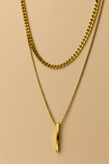 Auron BarLayer Necklace