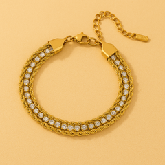 Crystal Rope Bracelet