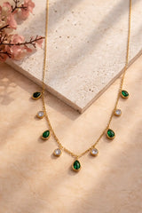 Emerald Drop Necklace