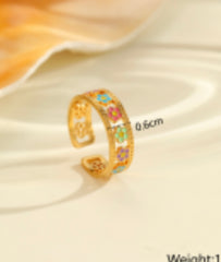 Floral baby ring