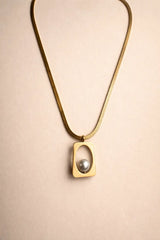Pearl Frame Necklace