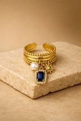 Sapphire Charm Ring