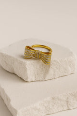 Sparkle Bow Ring