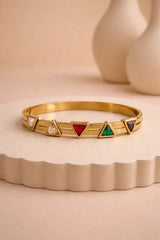 TriGem Gold Bangle