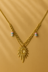 Solara Aura Dual-Layer Necklace