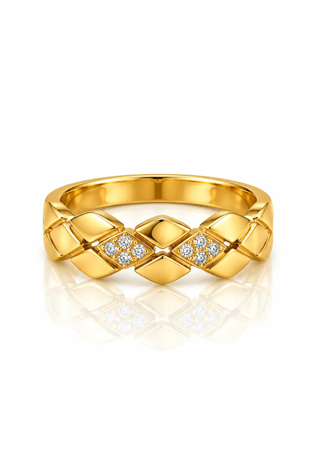 Lumière Facet Ring