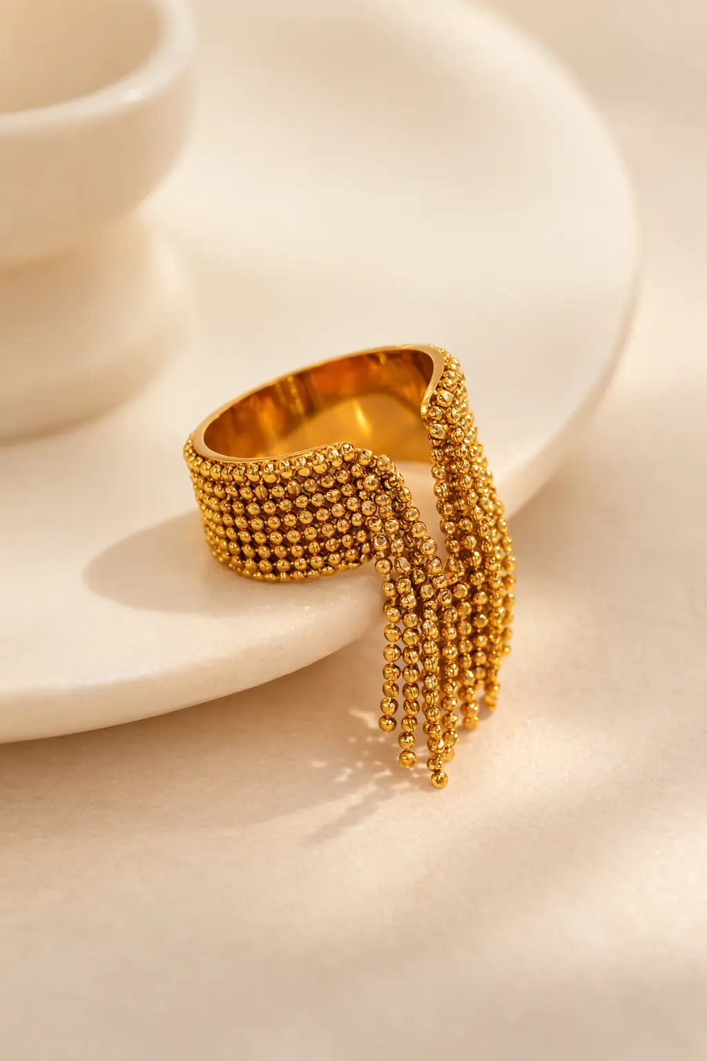Luna Tassel Ring