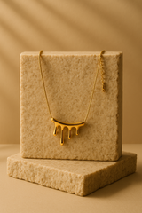 Auric Melt Drip Necklace