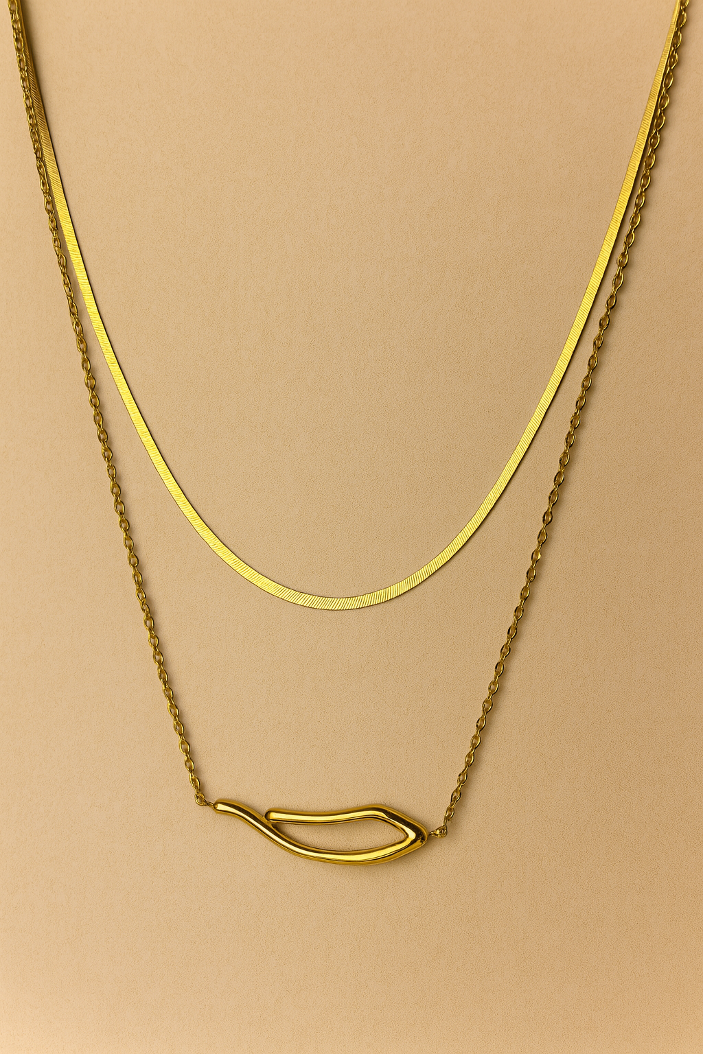 Aurelia Flow Duo Necklace