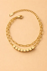 Auric Link Bar Bracelet