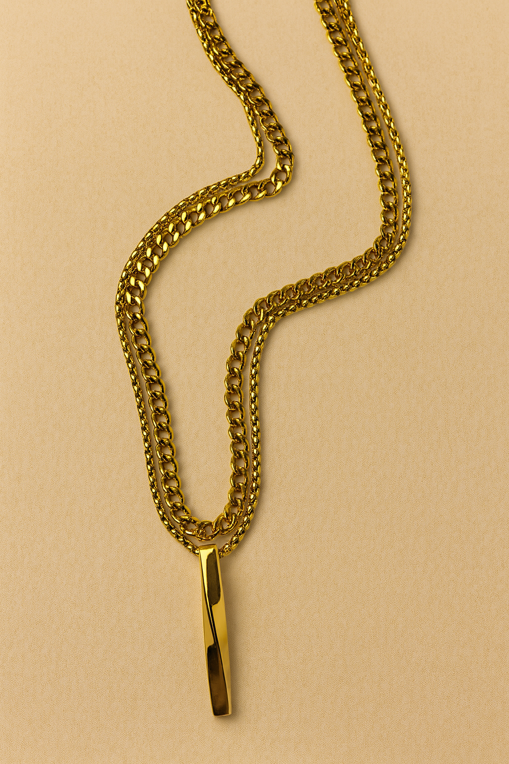 Auron BarLayer Necklace