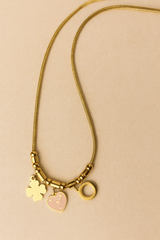 BelleTrio Pastel Charm Necklace