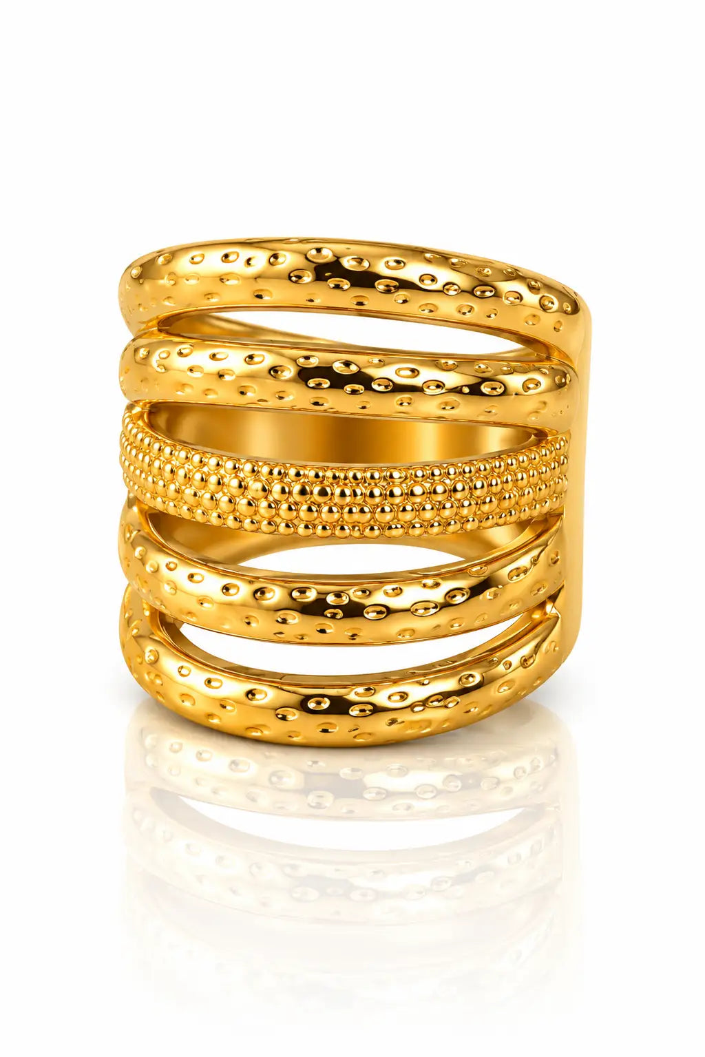 Textura Wave Ring