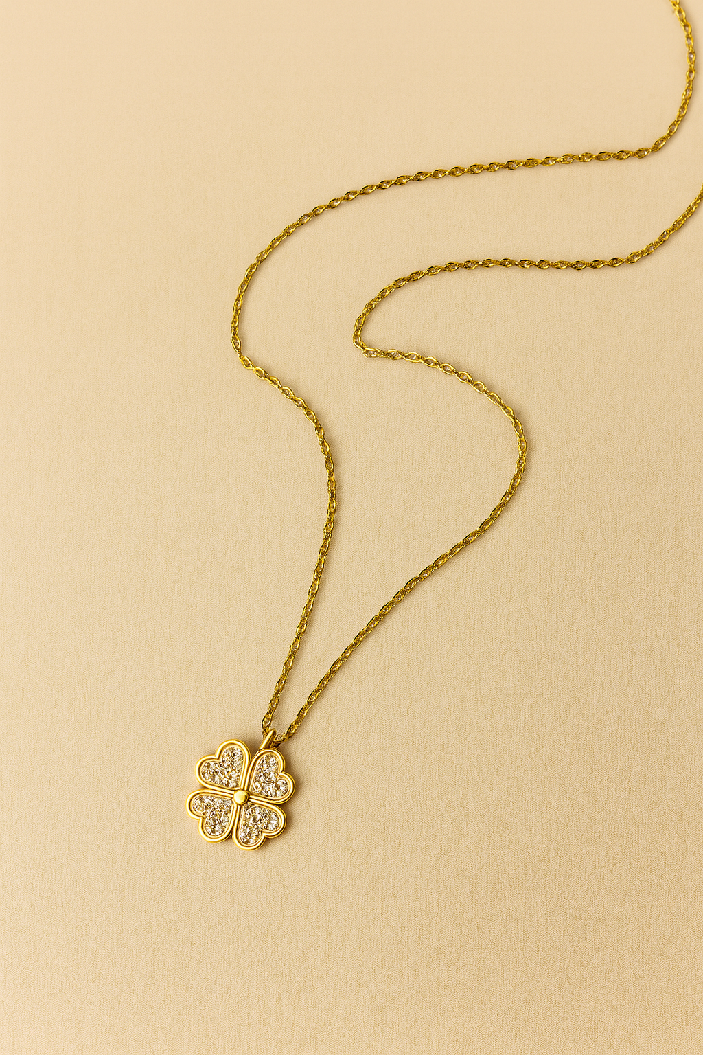 Cloveria Crystal Bloom Necklace