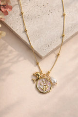 Elara Pearl Bloom Necklace