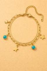 Azure Palm Bracelet