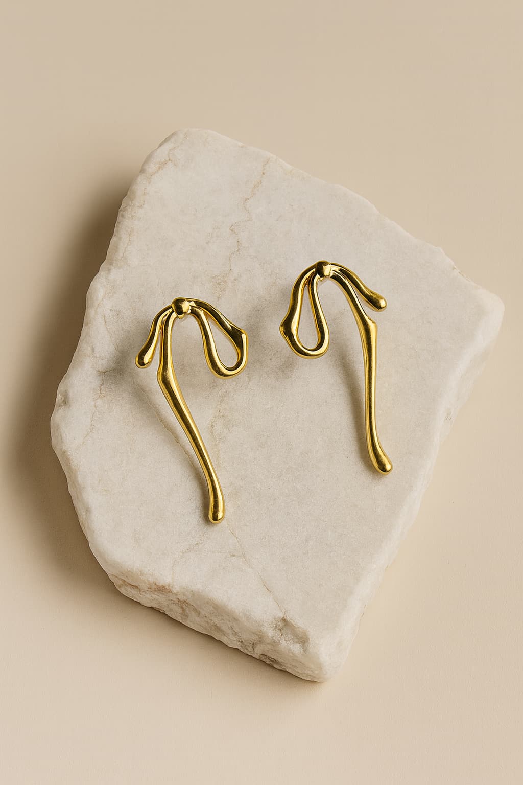 Golden Grace Flow Earrings