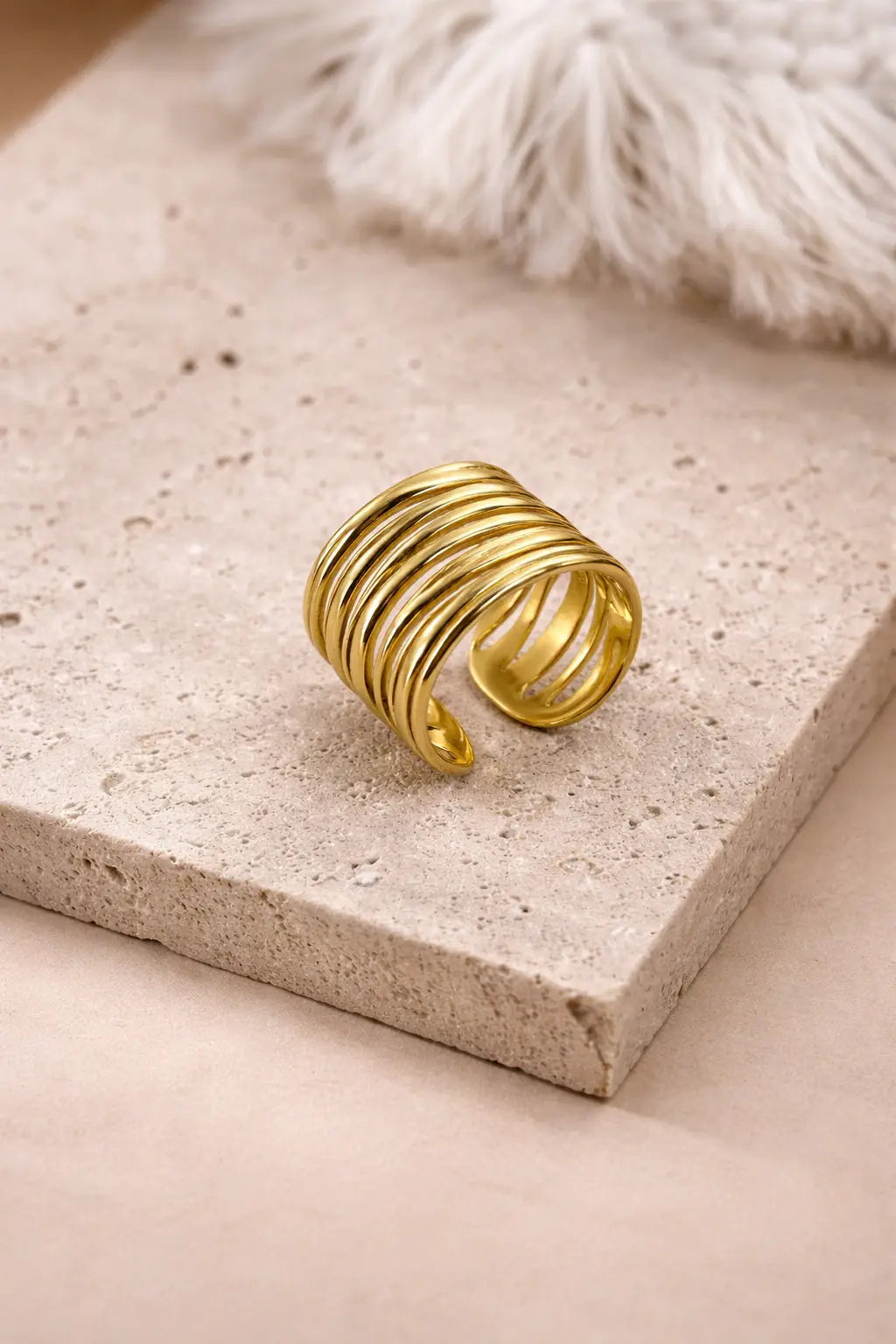 Golden Stack Ring