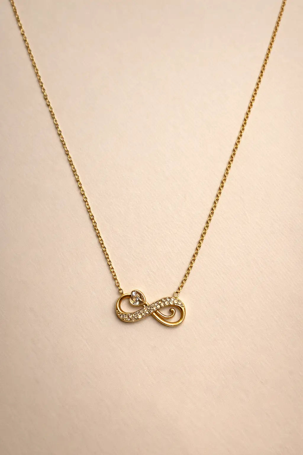 Infinity Grace Crystal Necklace