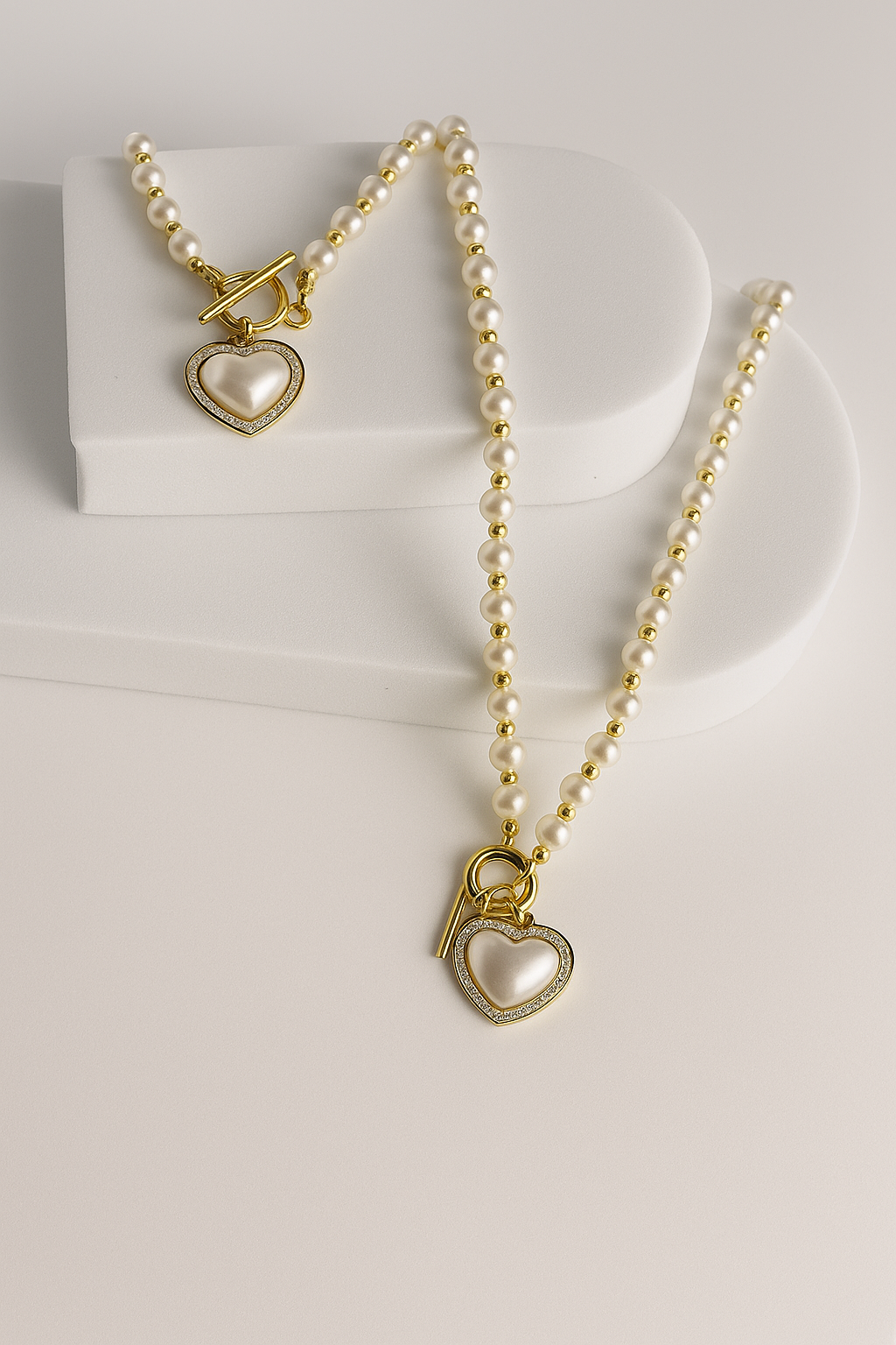 Pearl Heart Set