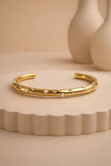 Pearl Spark Gold Cuff