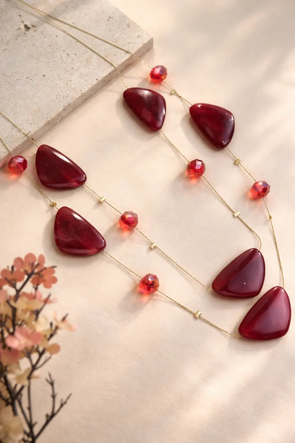 Ruby Glow Necklace