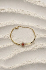Scarlet Halo Bracelet